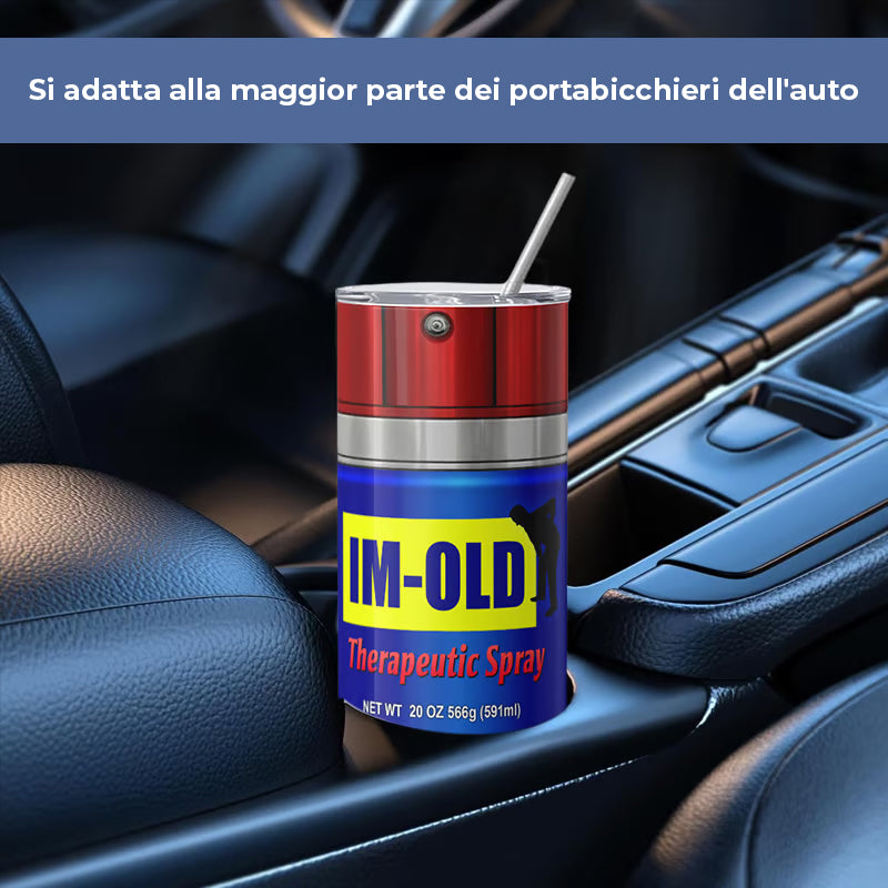 Tazza thermos con motivo sporco
