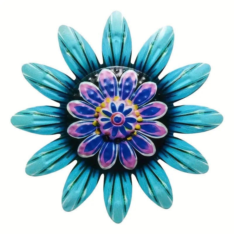 Decorazioni artigianali floreali in metallo