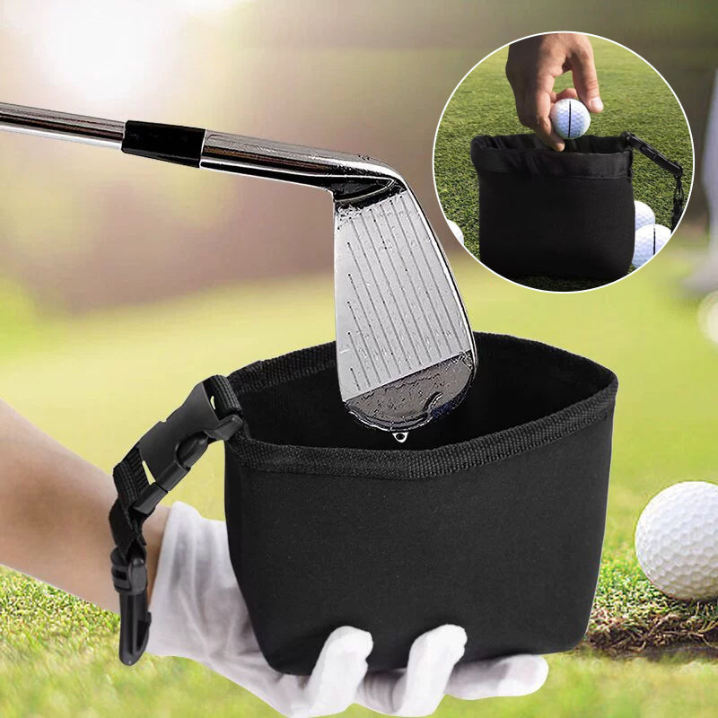 Sacco per la pulizia di mazze da golf e palline da golf