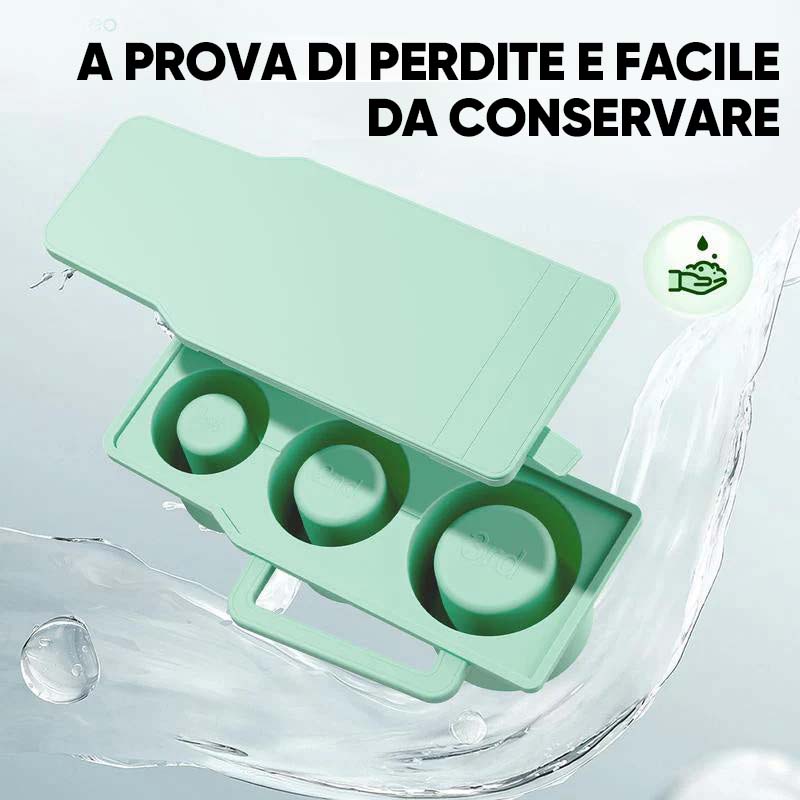 Vassoio per cubetti di ghiaccio in silicone