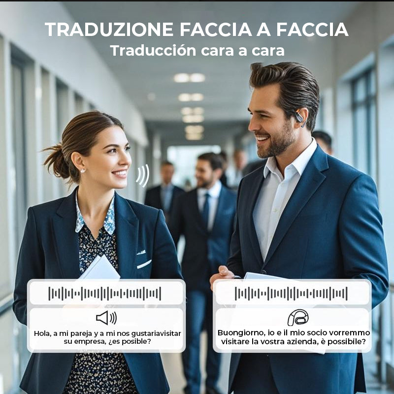 Auricolari Open Ear per Traduzione AI