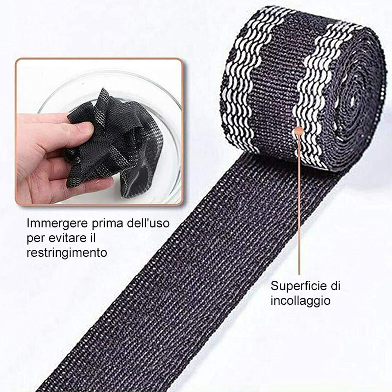 Accorciatore autoadesivo per l'orlo dei pantaloni