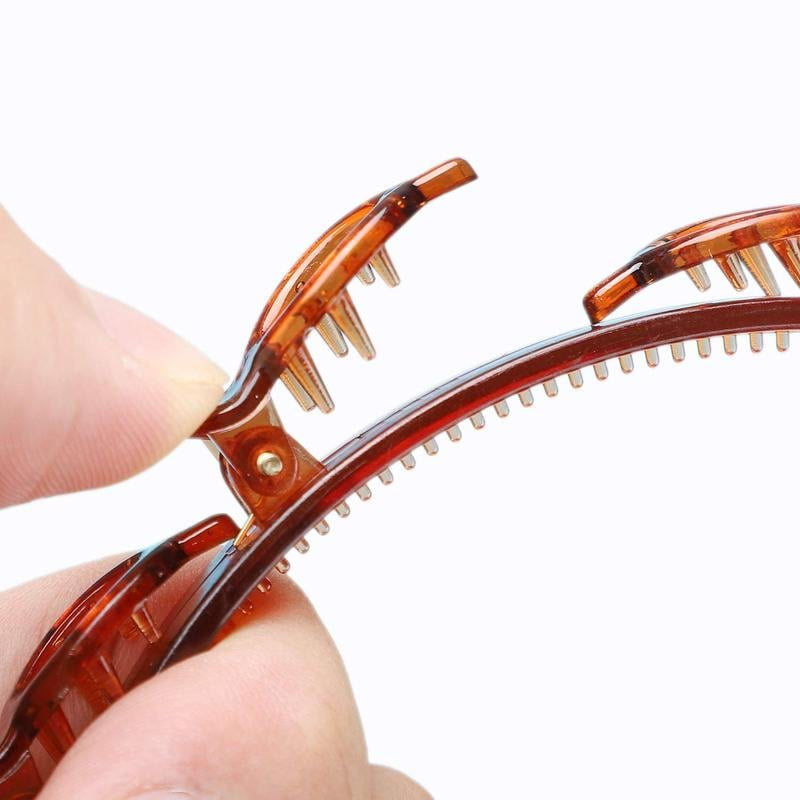 Fascia per capelli con clip per frangia