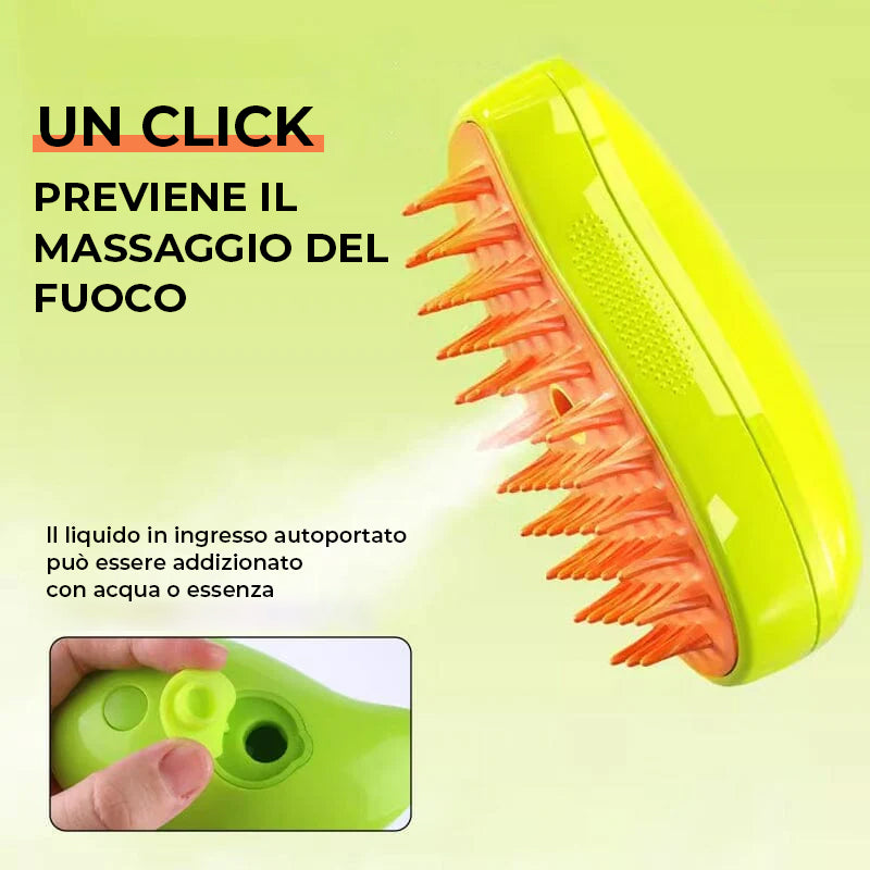 Pettine per capelli fluttuante spray