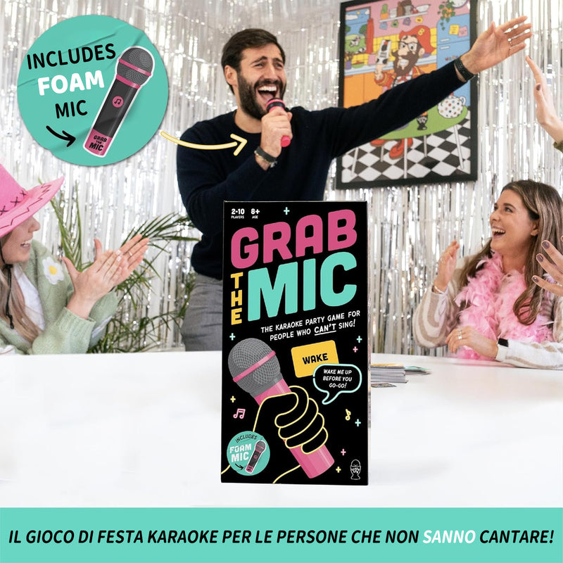Grab The Mic: il gioco di società per chi non sa cantare!