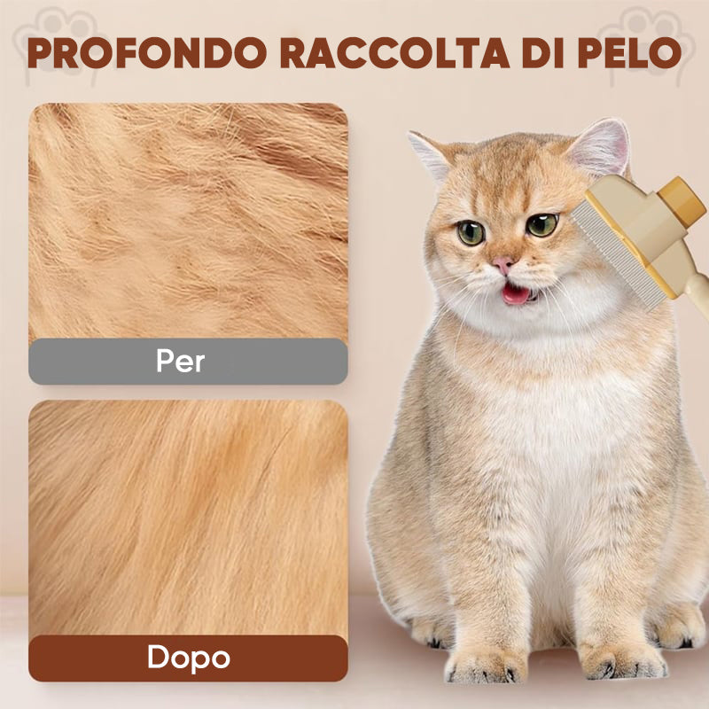 Spazzola autopulente per animali domestici
