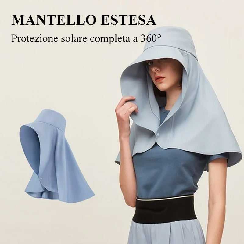 Cappello da pescatore con protezione UV da donna alla moda