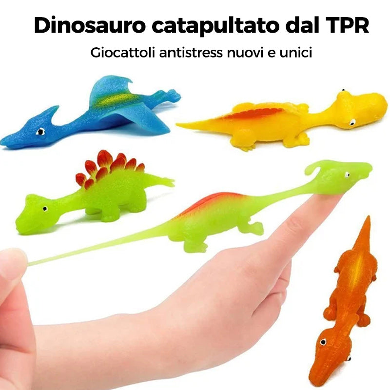 Giocattoli a Dito con Fionda a Forma di Dinosauro