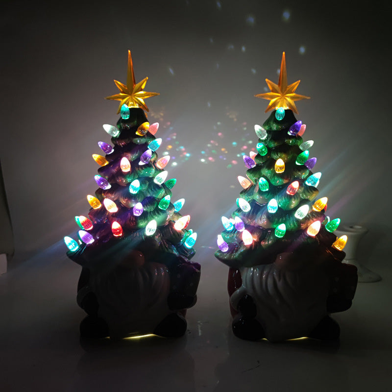 Decorazione per albero di Natale con design di Babbo Natale