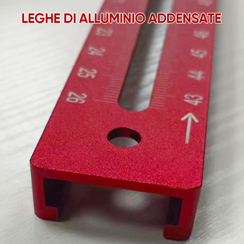 Staffa per scanalatura di fresatura del router 3 in 1