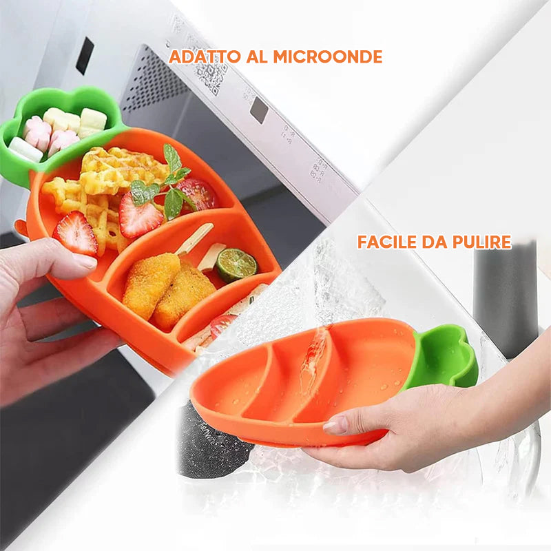 Piatti per bambini con aspirazione