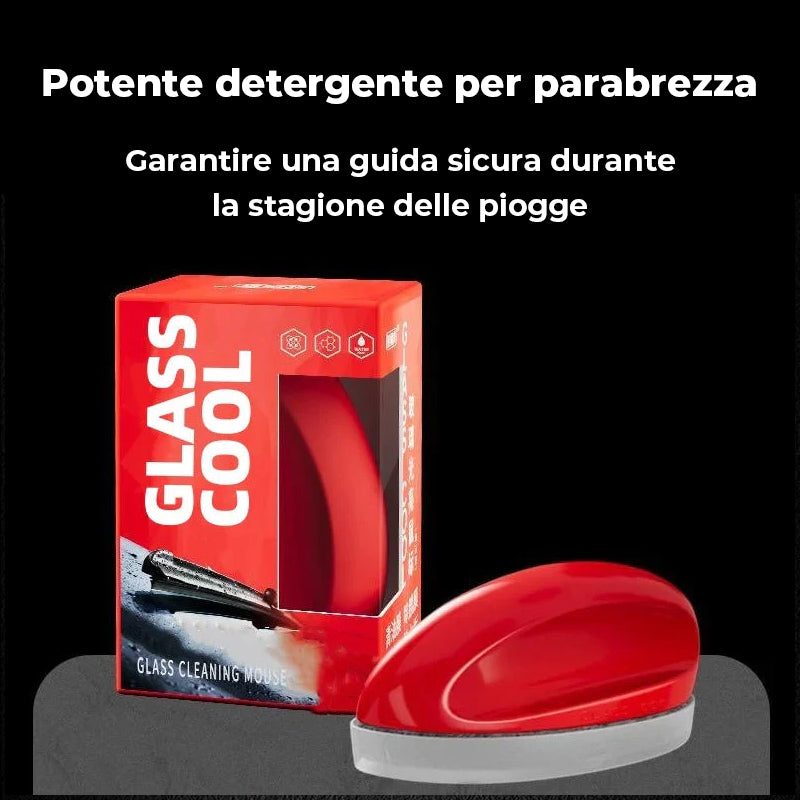 Potente detergente per vetri e rimozione della patina d'olio