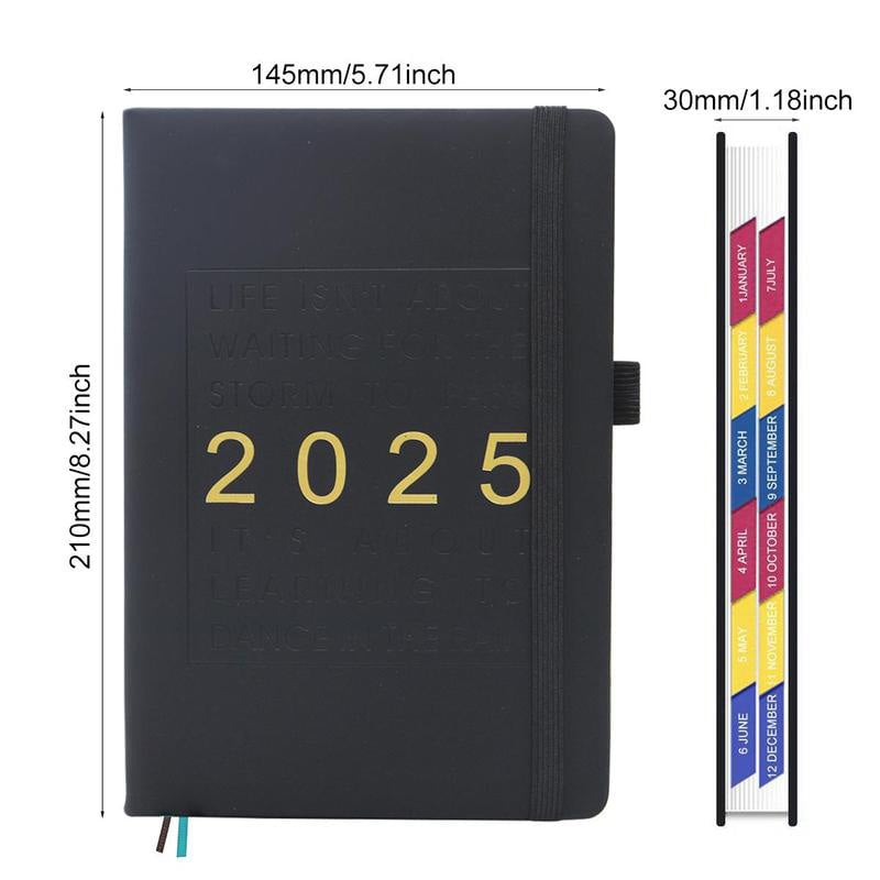Agenda giornaliera One Day One Page 2025: il tuo calendario regalo definitivo