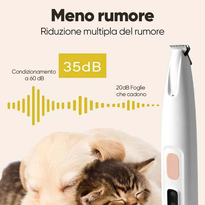 Tagliapeli per animali con luce LED