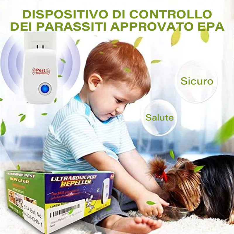 Repellente per zanzare ad ultrasuoni intelligente con inverter