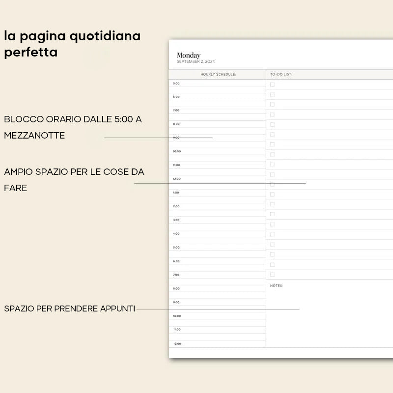 Pianificatore Giornaliero 24-25