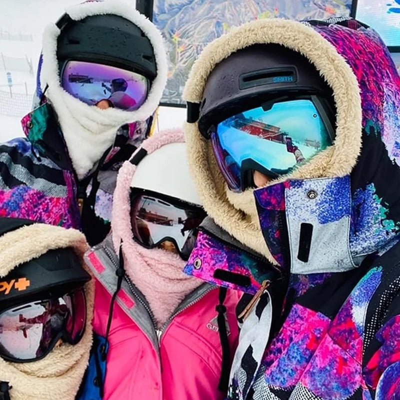 Maschera da sci con cappuccio Sherpa
