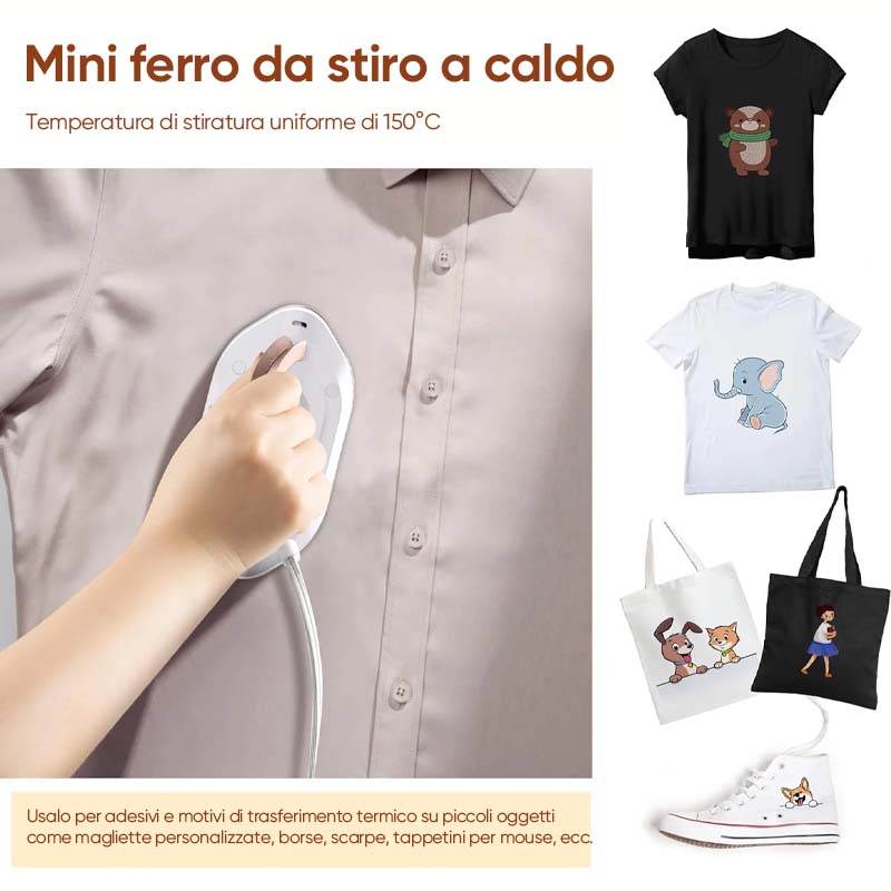 Ferro da viaggio con doppia tensione