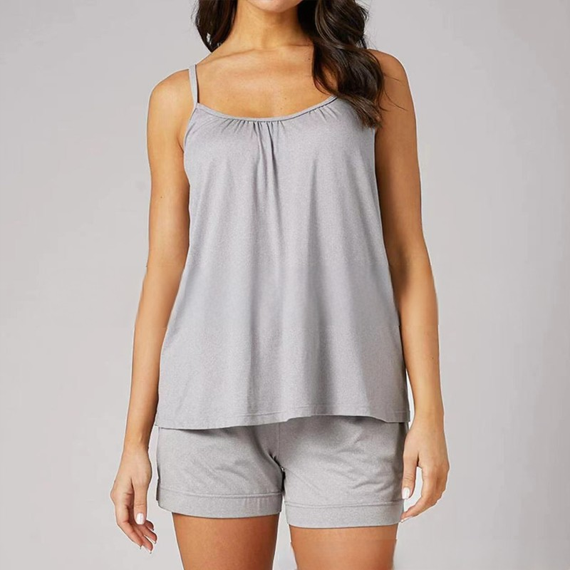 Canotta con reggiseno incorporato