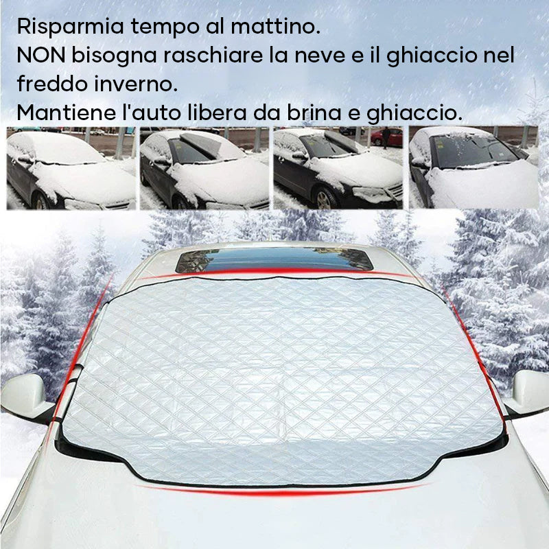 Copertura magnetica per parabrezza auto