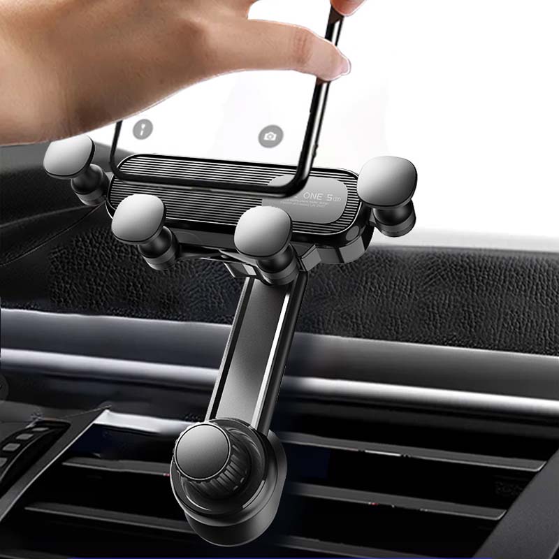 Supporto girevole per telefono da auto