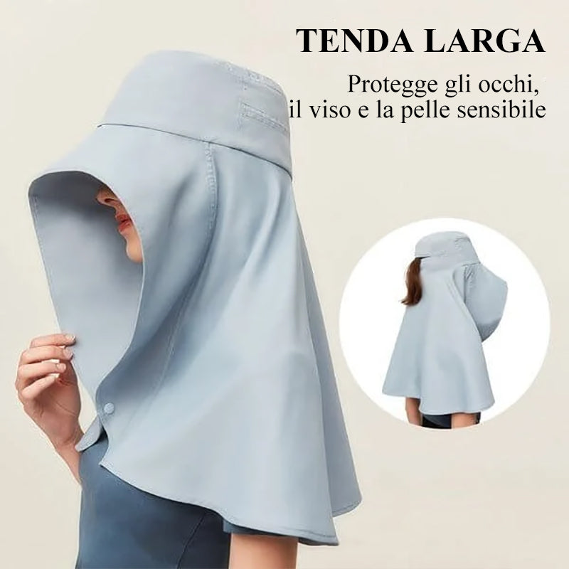 Cappello da pescatore con protezione UV da donna alla moda