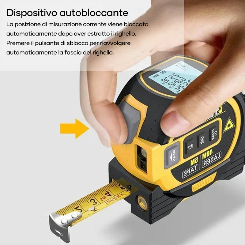 Metro a nastro laser a infrarossi 3 in 1