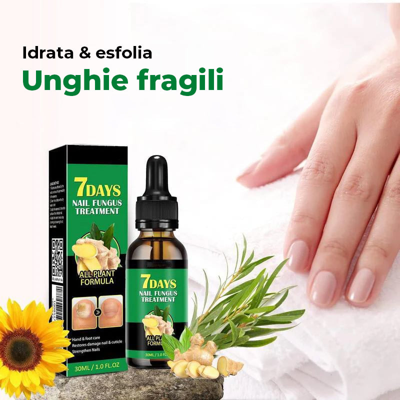 Trattamento unghie allo zenzero