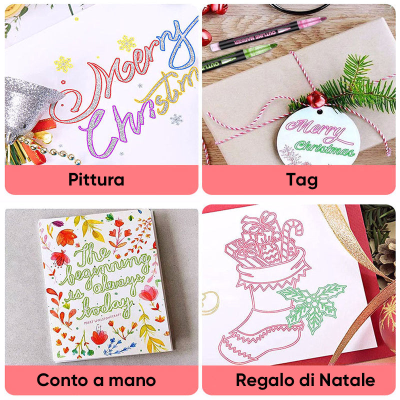 Pennarelli evidenziatori Lightstick Graffiti da colorare