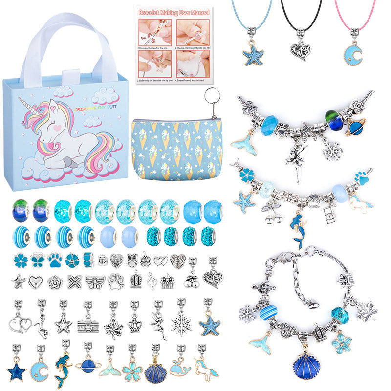 Kit per realizzare braccialetti con ciondoli per ragazze