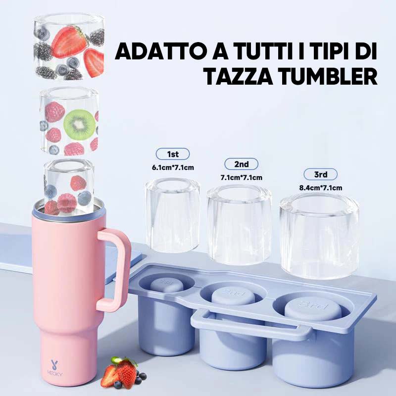 Vassoio per cubetti di ghiaccio in silicone