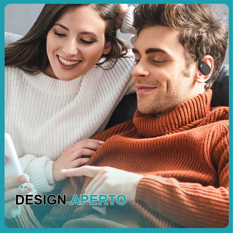 Auricolare Bluetooth senza fili con gancio per l'orecchio