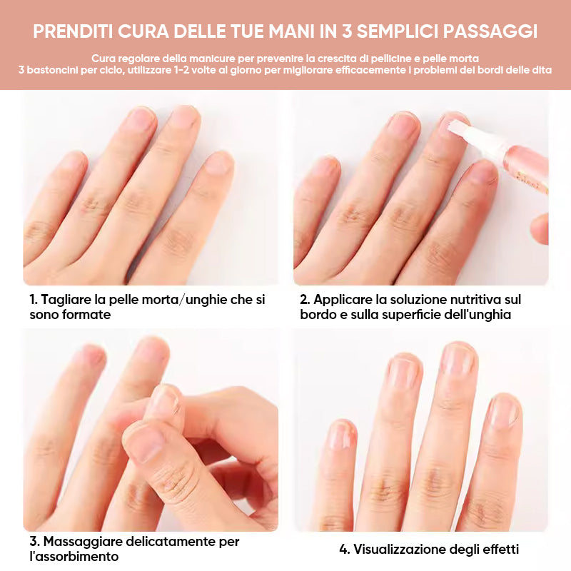 Olio nutrizionale per la crescita delle unghie