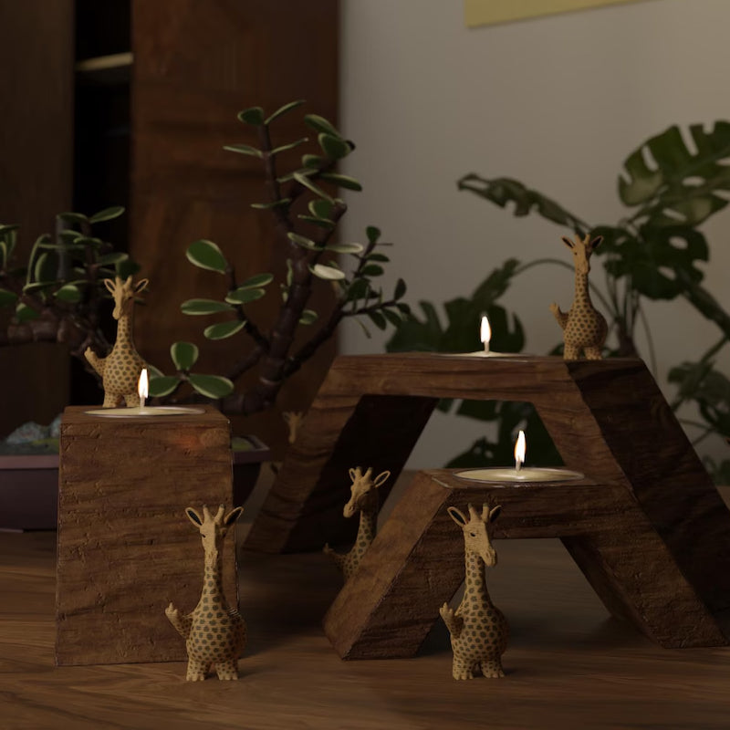 Statua da scrivania di animale divertente