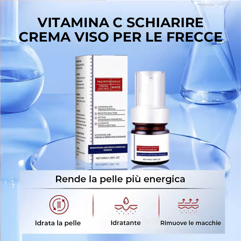 Crema Viso Schiarente alle Vitamina C per le Fregne