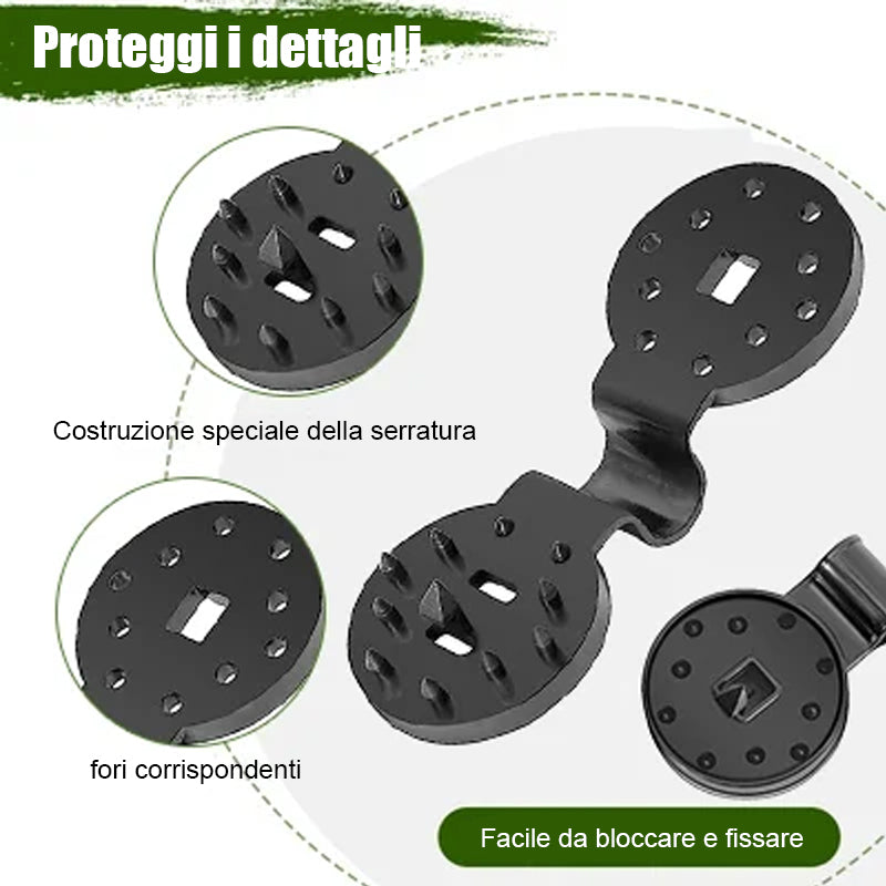 Impugnatura resistente con bloccaggio in tessuto ombreggiante