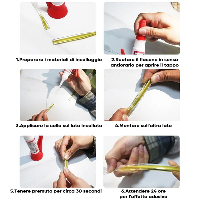 Potente adesivo di riparazione multimateriale per saldatura