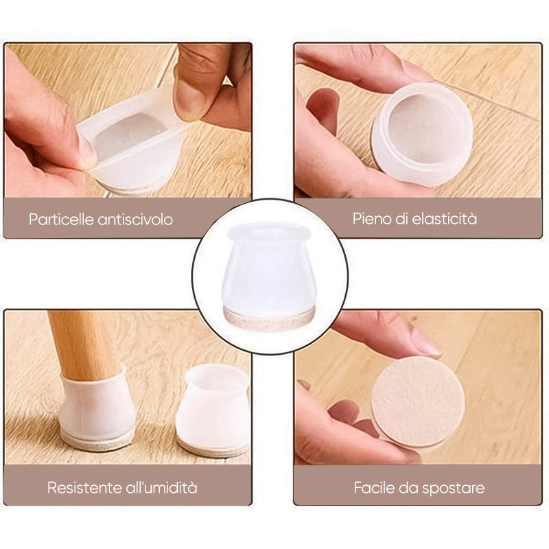 Copertura Protettiva In Silicone e  feltro Per Mobili