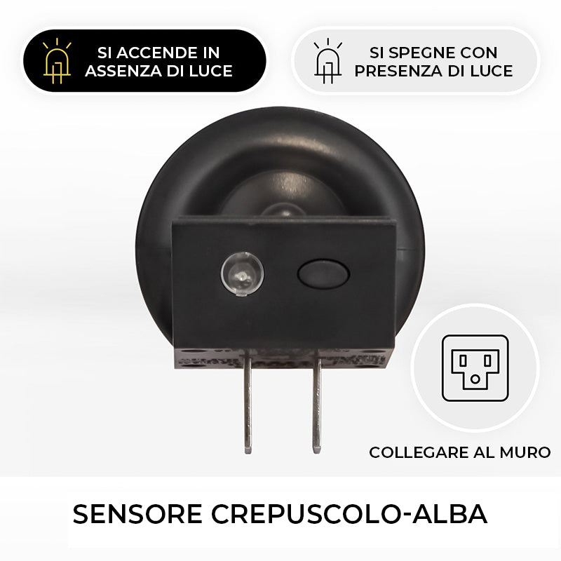 Luce notturna a candela senza fiamma