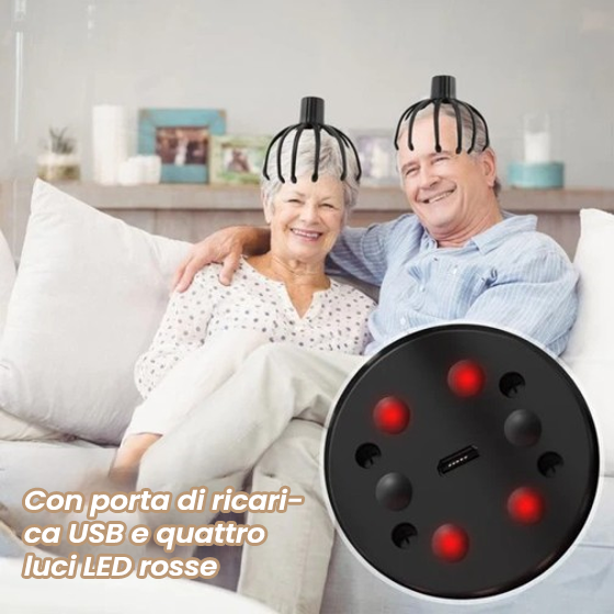 Massaggiatore per la testa a forma di polpo