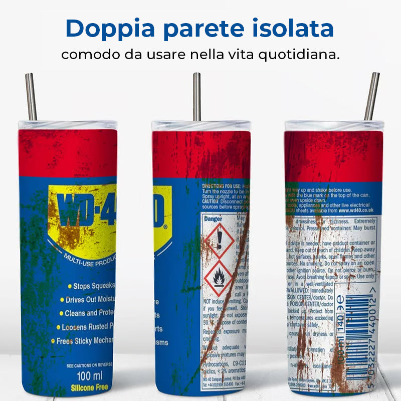 Tazza thermos con motivo sporco