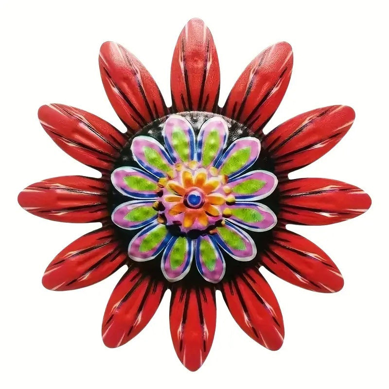 Decorazioni artigianali floreali in metallo
