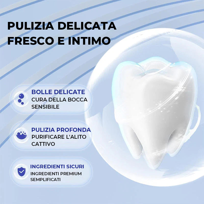 Dentifricio all'idrossiapatite