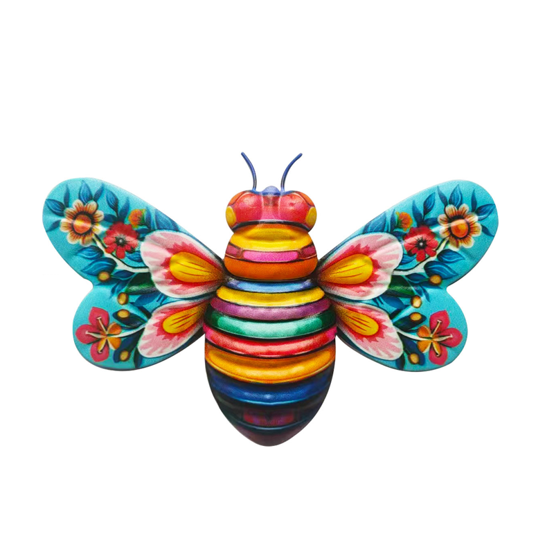 Decorazioni da parete sospese per sculture artistiche in ferro ape per giardino