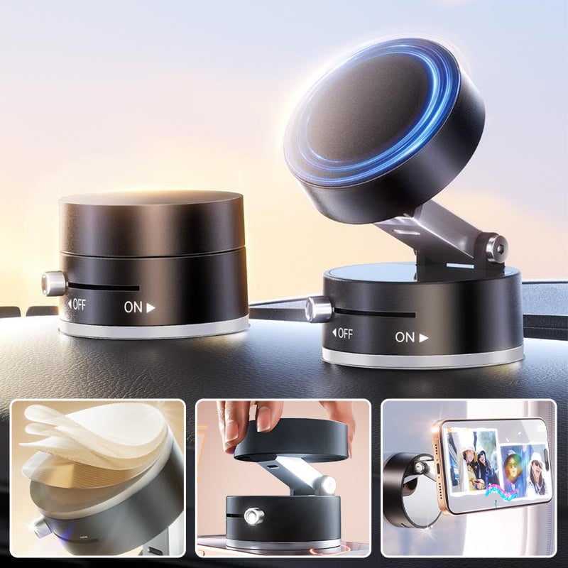 Supporto magnetico a ventosa