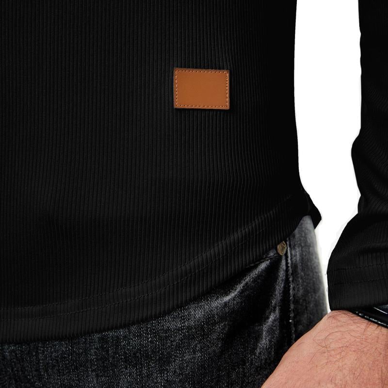 Maglietta Uomo Slim Fit Scollo a V Longline Muscle