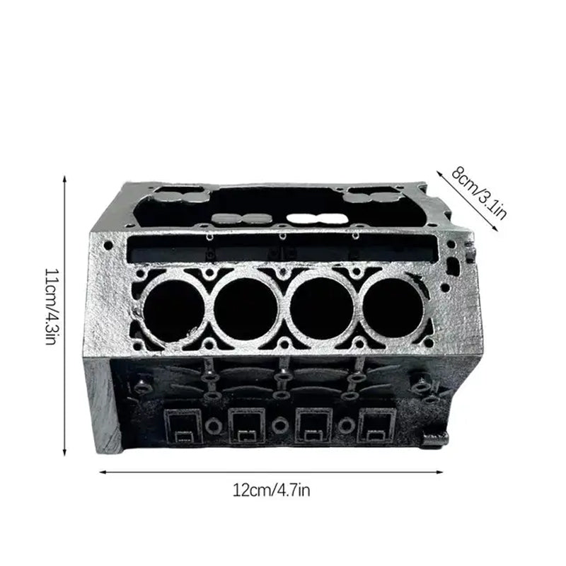 Motore V8 originale | Portapenne e porta biglietti da visita per blocco motore