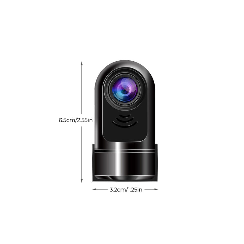 Mini telecamera da cruscotto ADAS 1080P HD con rotazione a 360°