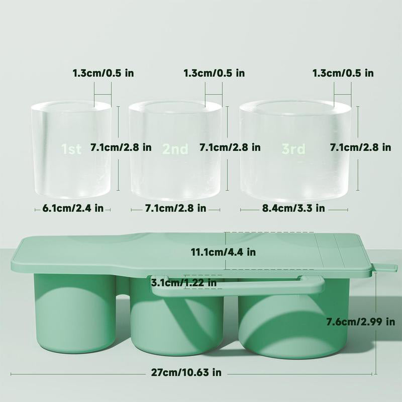 Vassoio per cubetti di ghiaccio in silicone