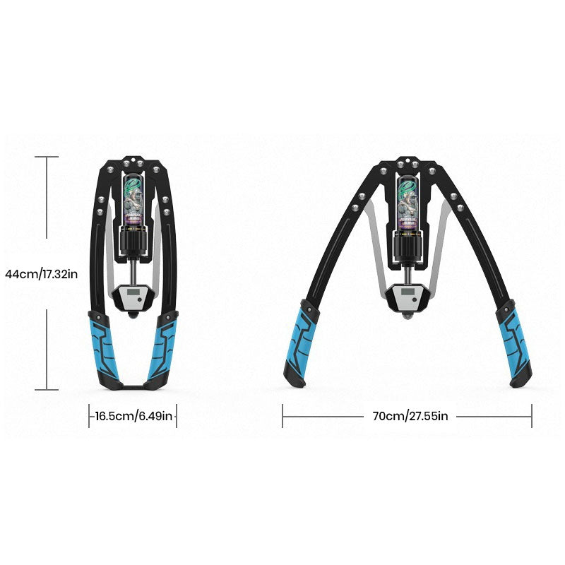 Trainer idraulico regolabile per la forza delle braccia (con contatore LED)